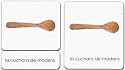 Los Utensilios (Utensils) Spanish 3-Part Cards