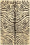 Safavieh Sumak Handmade Flatweave Stripes Rug Ivory and Black (9' x 12')