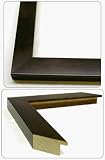 Flat Dark Brown Wood Frame - The Edge Medium