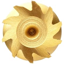 Niagara Cutter B555 Straight Tooth Shank Type Keyseat Cutter, High Speed Steel, TiN Coated, Round Shank, 1/2" Cutter Diameter, 10 Tooth, 3/32" Width