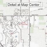 USGS Topographic Quadrangle Map - Denair, California (Folded/Waterproof)