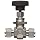 Parker NP6 Series Stainless Steel 316 Needle Valve, Inline, Hand Wheel, PCTFE Tipped Stem, A-Lok Compression Fitting