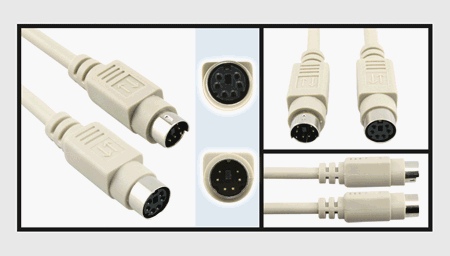 15ft Mouse or Keyboard Extension Cable, PS/2 Mini DIN6 Male to Female