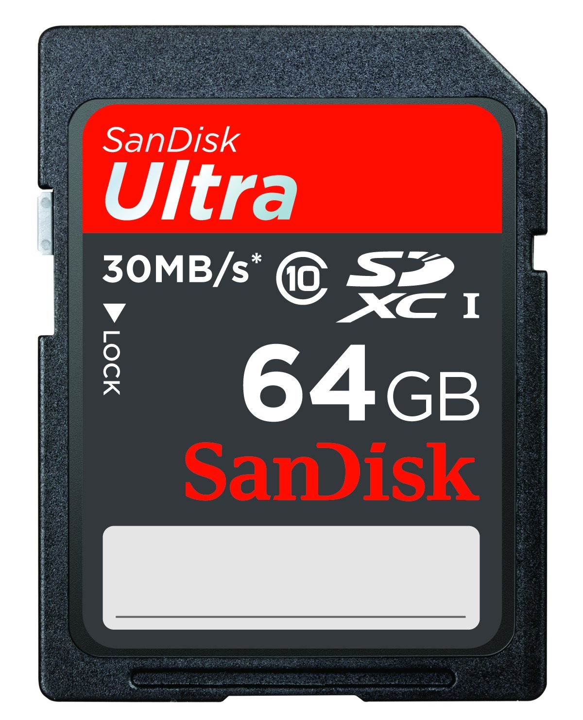 SanDisk Ultra 64 GB SDXC Class 10 Flash Memory Card 30MB/s SDSDU-064G-U46 $38.99