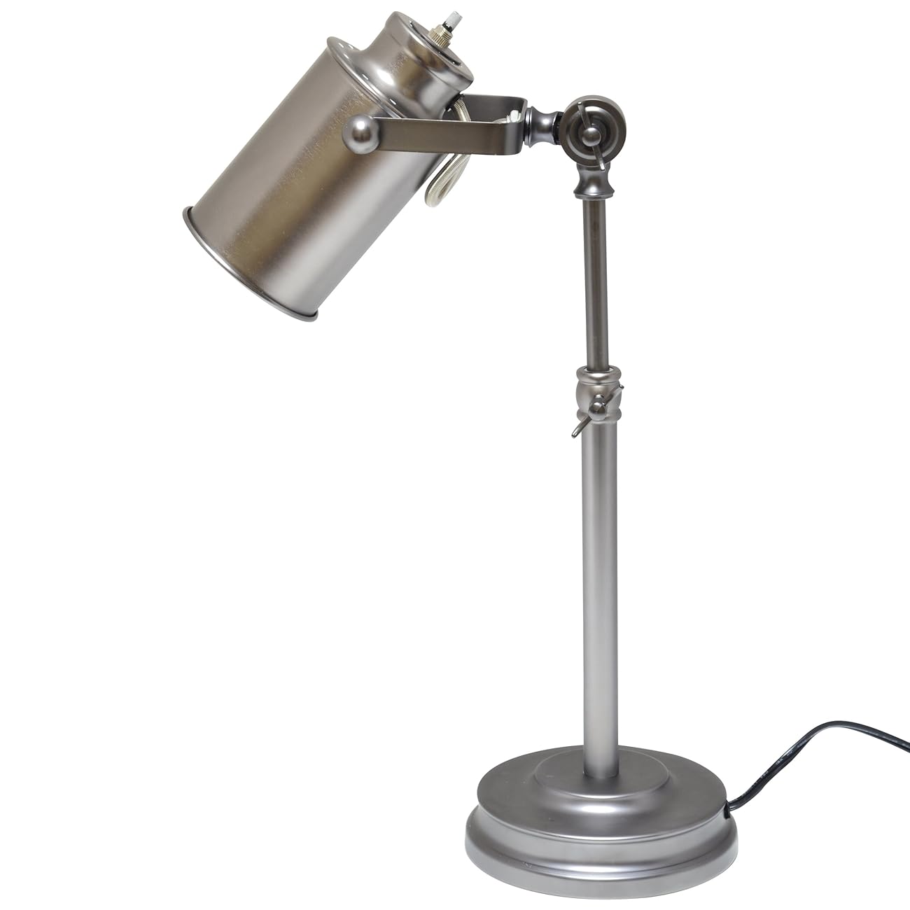 Light Accents Desk Lamp Antique Style Metal, Desk Light (Aged Pewter)