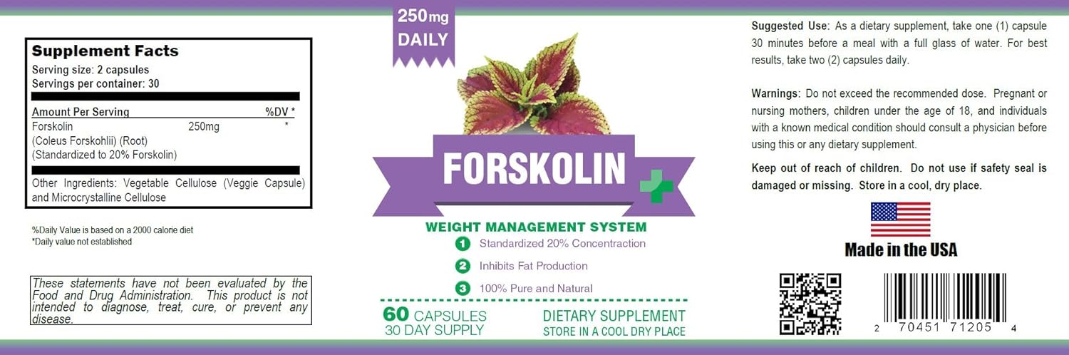 Amazon.com: 100% Pure Forskolin Extract - 1 Month Supply - 250mg ... Amazon.com: 100% Pure Forskolin Extract - 1 Month Supply - 250mg ...
