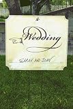 Wedding Directional Signs - Two-Sided Wedding Directional Sign