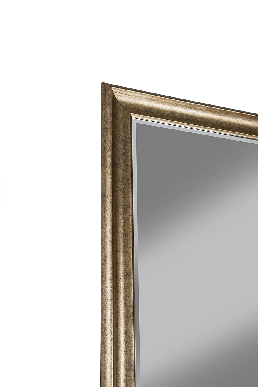 Sandberg Furniture 14111 Full Length Leaner Mirror Frame, Antique Gold