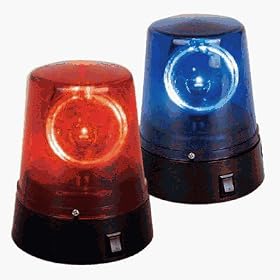 Red Battery Operated Police Beacon Light by Creative Motion