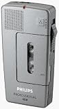 Minicassette Recorder, Slide Switch, Mid-Range Mic, Voice Activated, Silver PSPLFH0488