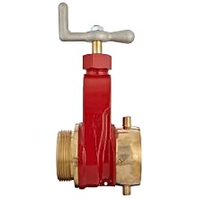 Dixon HGV250F Brass Single Hydrant Gate Valve, 2-1/2" NST female x NST male
