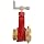Dixon HGV250F Brass Single Hydrant Gate Valve, 2-1/2" NST female x NST male