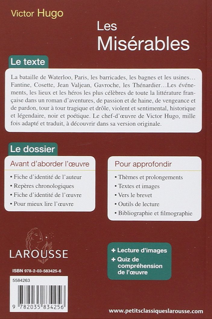 Miserables (Petits Classiques Larousse) (French Edition): Victor ... Miserables (Petits Classiques Larousse) (French Edition): Victor ...