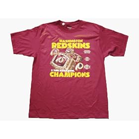 Washington Redskins 75th Anniversary 3x Super Bowl Champions Ring T-Shirt