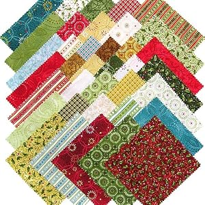 Nancy-Halvorsen-JINGLE-ALL-THE-WAY-5-Quilting-Charm-Pack-Fabric-Squares