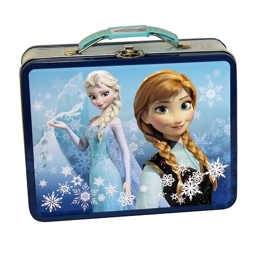 Disney Frozen Metal Tin Lunchbox - Blue