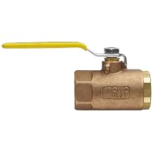 Apollo 80-100 Series Bronze LP-Gas Ball Valve, Two Piece, Inline, Lever, NPT Female