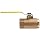 Apollo 80-100 Series Bronze LP-Gas Ball Valve, Two Piece, Inline, Lever, NPT Female