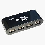 Electronics : Black USB 2.0 Powered Hub
