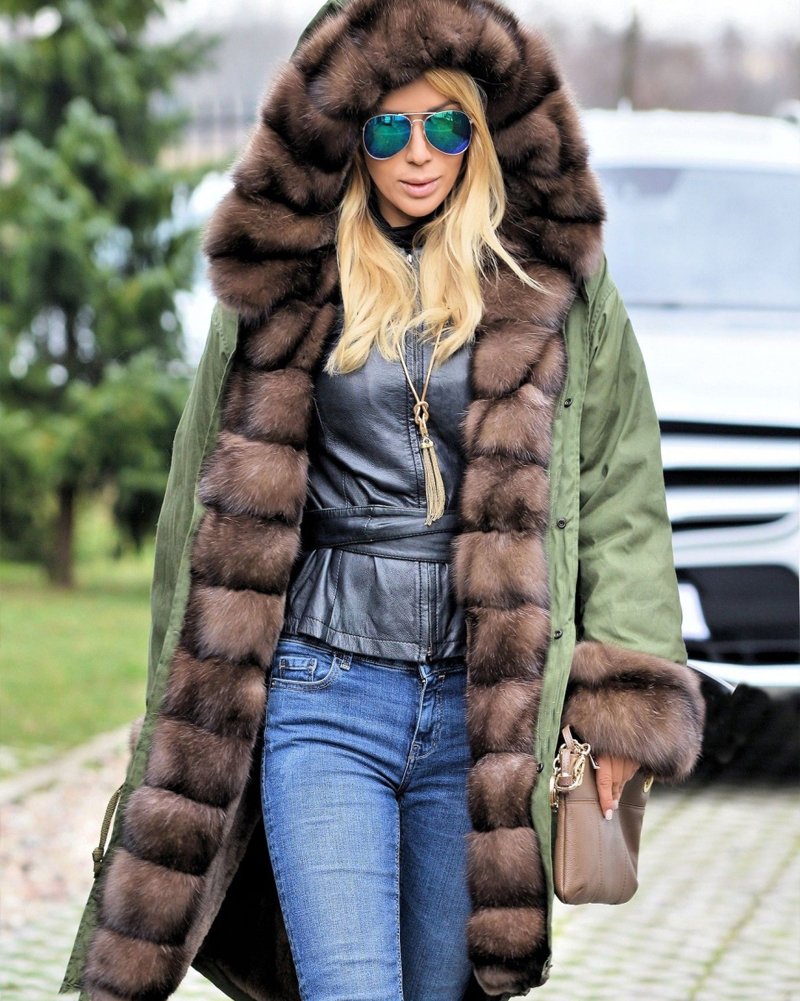 Roiii Womens Hooded Camouflage Warm Winter Coats Faux Fur Jacket Parka Overcoat | eBay