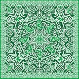 Green Bear Mandala Grateful Dead Bandana