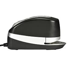 Stanley Bostitch Full Strip Electric Stapler with Staple Storage Extra Wide Paper Guide and AntiJam Mechanism, 20 Sheet Capacity (20SUITE-BLK)