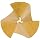 Magafor 4837 Series Cobalt Steel Single-End Countersink, TiN Coating, 3 Flutes, 90 Degrees, Round Shank