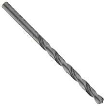 Precision Twist C60R18 High Speed Steel Jobber Length Drill Bit Set with Metal Case, Black Oxide Finish, 118 Degree Conventional Point, Wire Size, 60 piece, #60 to #1