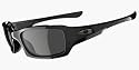 Oakley FIVES SQUARED Polished Black/Grey Sunglasses (Polished Black,Grey)