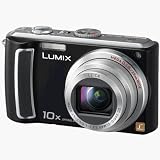 Panasonic Lumix DMC-TZ5K 9MP Digital Camera with 10x Wide Angle MEGA Optical Image Stabilized Zoom (Black)