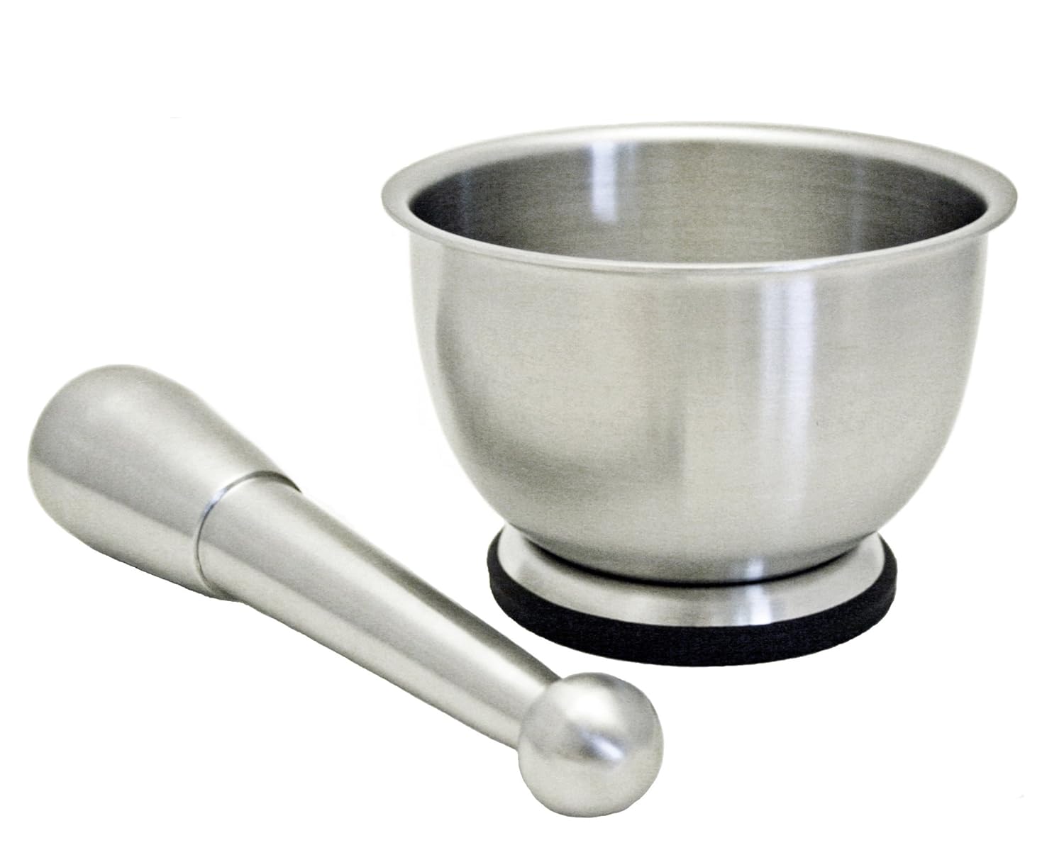 StainlessLUX 75551 Large Stainless Steel Mortar and Pestle Set/Spice