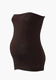 Bump Huggers Maternity Belly Band Regular UK Size 12 + (pre-pregnancy) in Choclolate Brown
