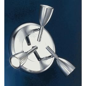 Eglo 88364A Halva-1, Chrome, 3-Light Track Light Fixture by Eglo