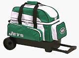 KR NFL New York Jets 2 Ball Roller Bowling Bag
