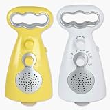 Multi-Colored Shower Radio - White