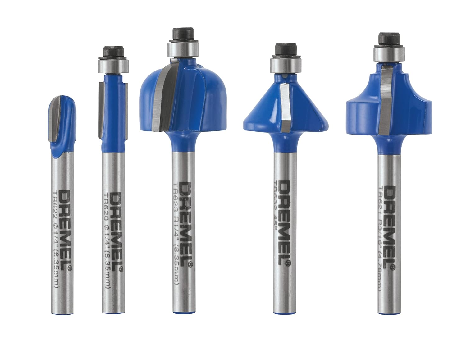 Dremel TR770 5Piece Edging Router Bit Kit , New, Free Shipping eBay