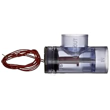 Gems Sensors FS-400P Series PVC Flow Switch, Elbow, Shuttle Type, IPS