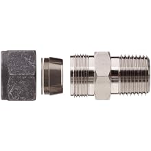 Parker CPI FBZ-SS Series 316 Stainless Steel Compression Tube Fitting, Adapter, Tube OD x NPT Male