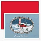  : Lighthouse Holiday Boxed Holiday Cards