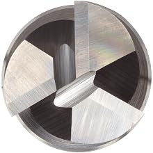 Niagara Cutter C360 Carbide Square Nose End Mills, Inch, Uncoated (Bright) Finish, Finishing Cut, 60 Degree Helix, For Use With All Materials