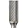 PFERD Cylindrical Carbide Bur, Long-Length, Uncoated (Bright) Finish, Single Cut, End Cut End