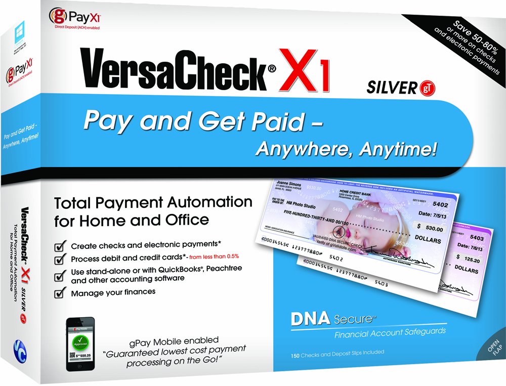 Amazon.com : VersaCheck X1 Silver gT : Check Writers : Office Products