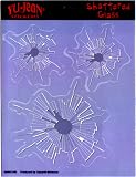 Bullet holes in Glass - 3 Pack of Stickers / Decals (Sticker / Decal / Bullethole)