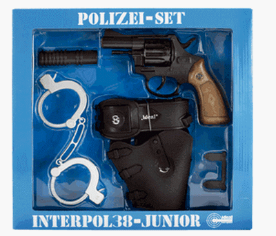 Schr&ouml;del 295 0117 - Polizei-Set, Interpol38 Junior, 12 Schuss Preisvergleich