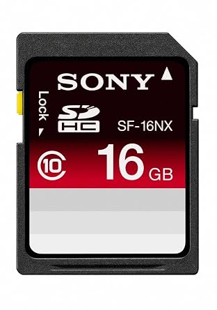 Sony Media SF16NX/TQM 16GB SDHC Class 10 Memory Card