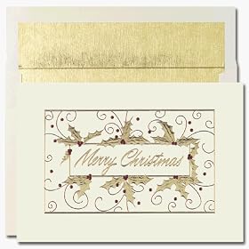 Gold Merry Christmas