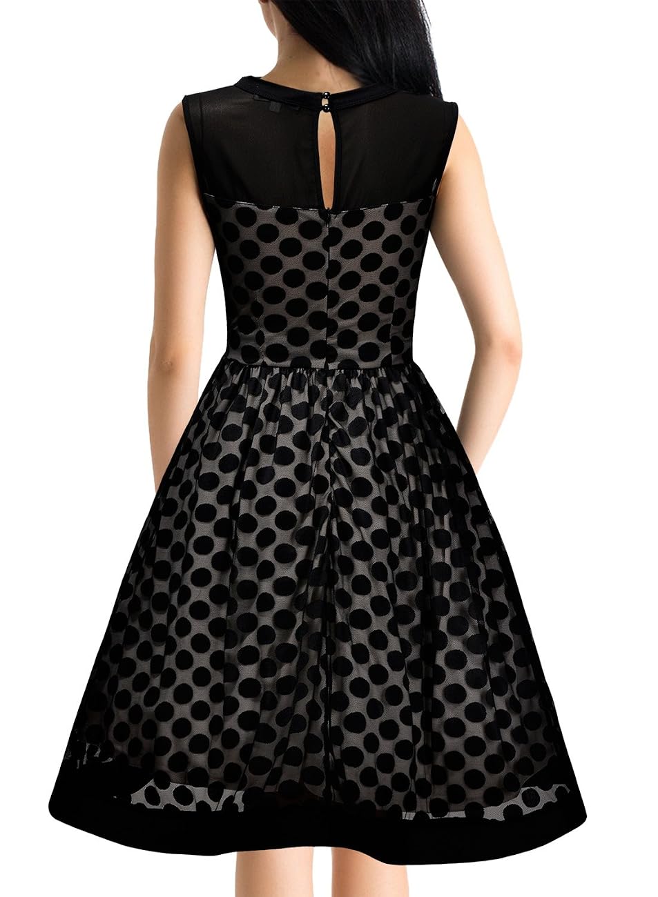 classy polka dot dress