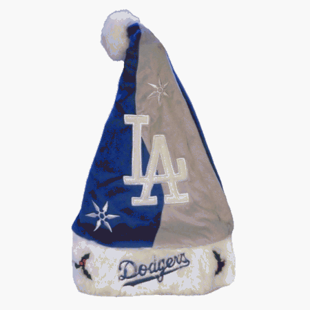 Forever Collectibles 108403 Santa Hat-Dodgers