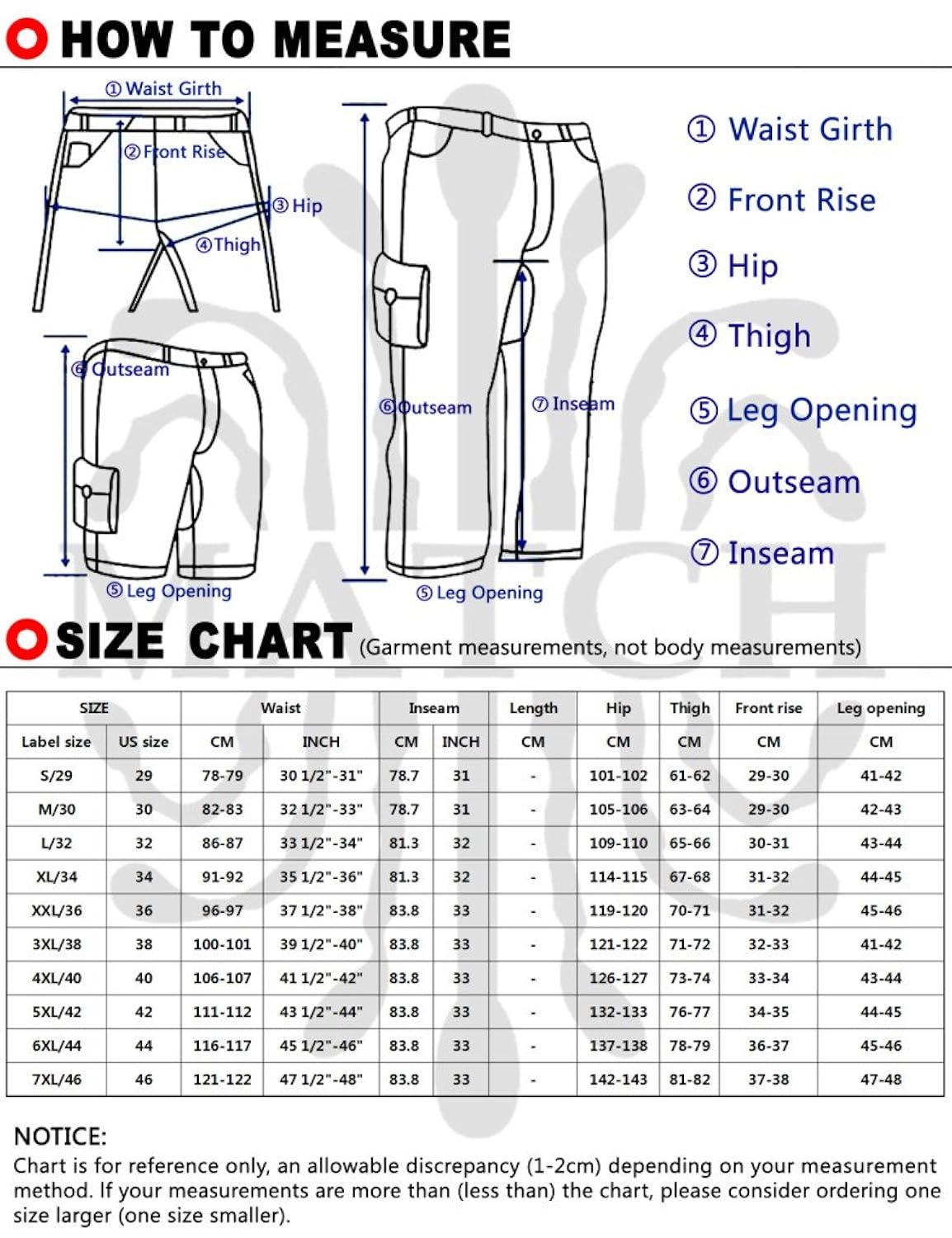 Match Men's Cargo Pants at Amazon Menâ€™s Clothing store