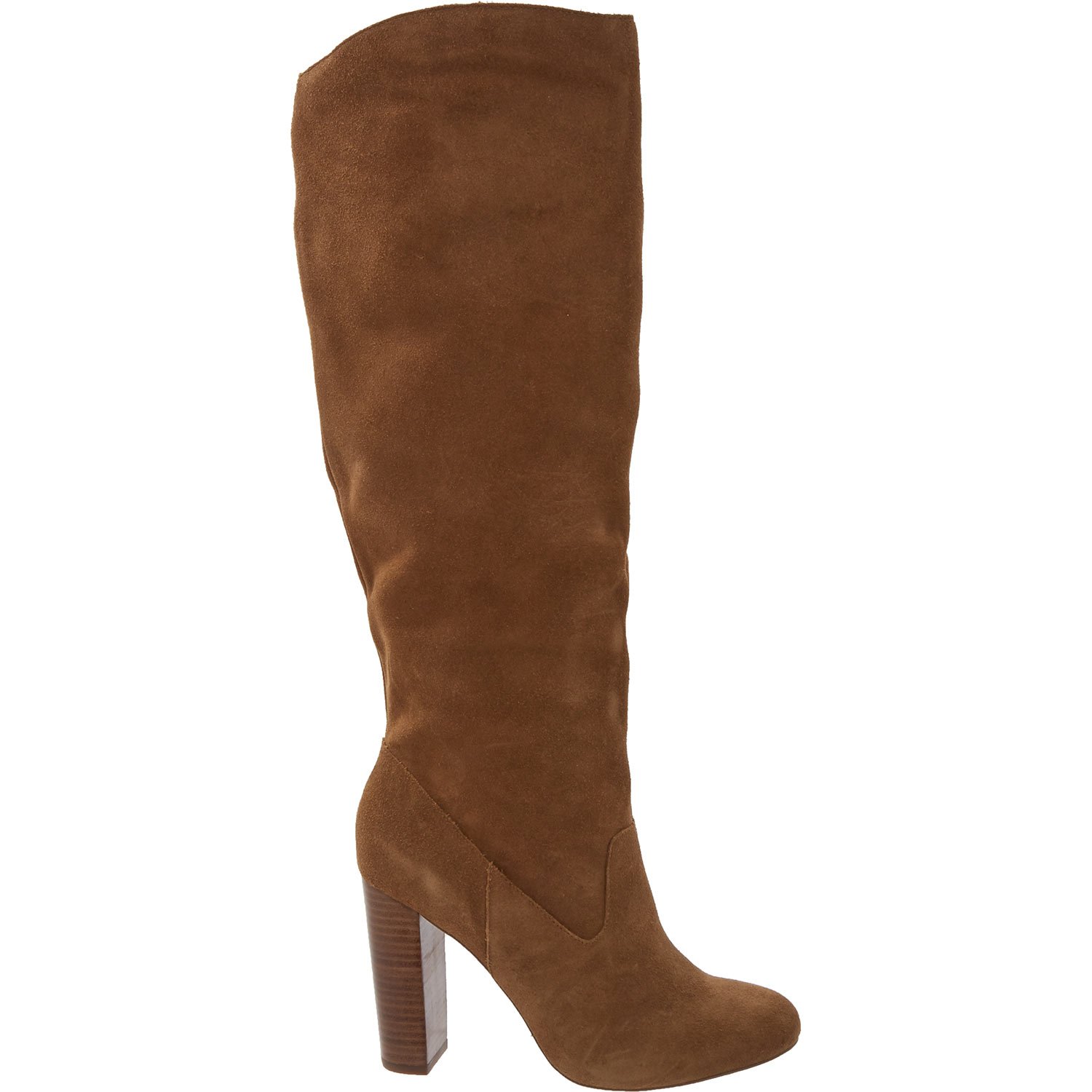 Womens Sophie & Sam Tan Suede High Heel Knee Length Boots UK 4 EUR 37